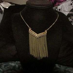 Brass Long Necklace